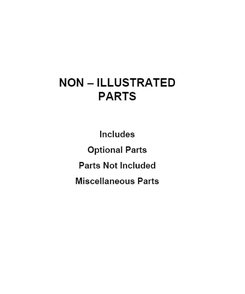 Optional Parts Diagram and Parts List for AZF33X18DW04  Amana Freezer