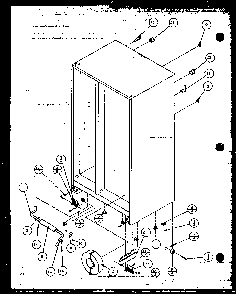 Drain And Rollers Diagram and Parts List for SZDE27MPL-P1124403WL  Amana Refrigerator