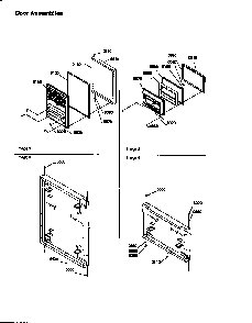 Section 8 Diagram and Parts List for TH25TL-P1303001WL  Amana Refrigerator