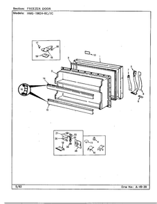 Part Location Diagram of 68073-8 Maytag DISCONTINUED
