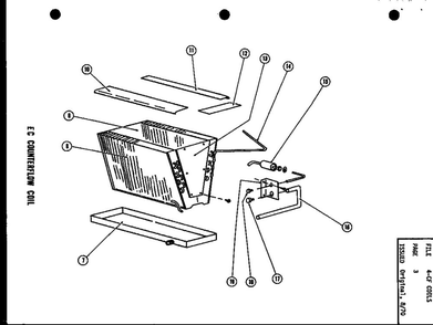 Diagram 2 Diagram and Parts List for A46556-2  Amana Air Conditioner