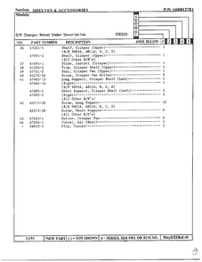 Shelves And Accessories Page 3 Diagram and Parts List for 22714  Maytag Refrigerator