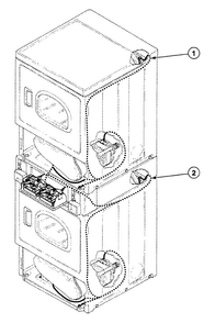 Harnesses 2 Diagram and Parts List for SSEY17LF  Speed Queen Dryer