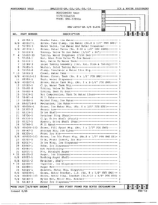 Ice/water Dispenser Page 2 Diagram and Parts List for 22992-OA  Admiral Refrigerator