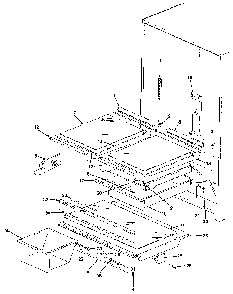 Shelves & Accessories Diagram and Parts List for JRTD226LB-MBJ84B  Jenn-Air Refrigerator