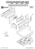 Part Location Diagram of WP7403P239-60 Whirlpool Range Infinite Burner Switch - 8 Inch