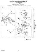 8318272 BURNER ASSEMBLY, OPTIONAL PARTS (NOT INCLUDED) Diagram and Parts List for MGD5640TQ0  Maytag Dryer