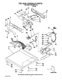 Part Location Diagram of W10334888 Whirlpool OVERLAY