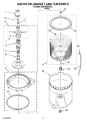 Part Location Diagram of W10772621 Whirlpool Washplate Bolt