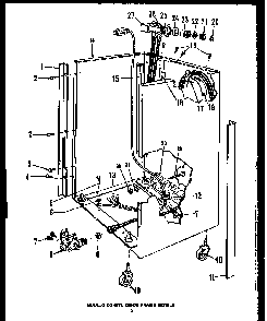 Section 6 Diagram and Parts List for DCR-225-1C-OK  Caloric Dishwasher