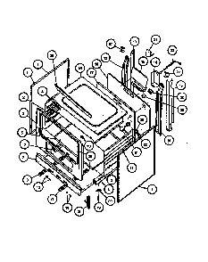 Page 1 Diagram and Parts List for RLT365UL-P1141094NL  Caloric Range