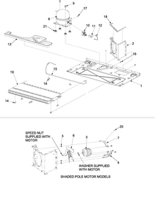 Compressor Diagram and Parts List for ARB9059CS0  Amana Refrigerator