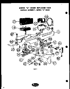 Section 3 Diagram and Parts List for 100C-5N1  Amana Air Conditioner
