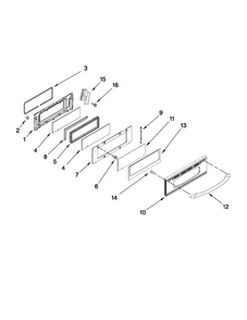 Part Location Diagram of 7760P153-60 Whirlpool USE WPL 74010019