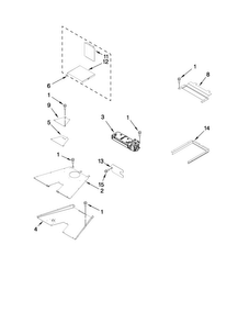 Venting Parts Diagram and Parts List for JGRP536WP00  Jenn-Air Range