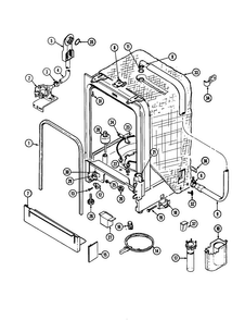 Part Location Diagram of 912686 Whirlpool LOCK RING
