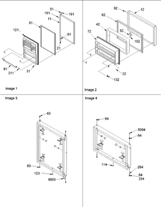 Door Assy Diagram and Parts List for TX21VC-P1315905WC  Amana Refrigerator