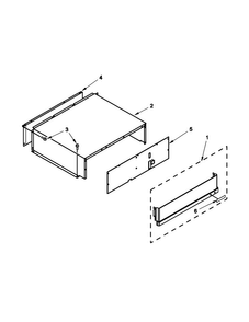 Top Grille And Unit Cover Parts Diagram and Parts List for JS48PPDUDB20  Jenn-Air Refrigerator