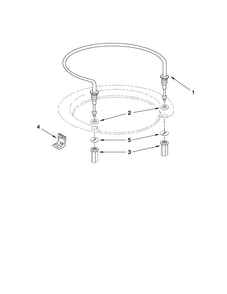 Heater Parts Diagram and Parts List for MDB6769PAB1  Maytag Dishwasher