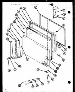 Section 5 Diagram and Parts List for TX18N-P1106212W  Amana Refrigerator