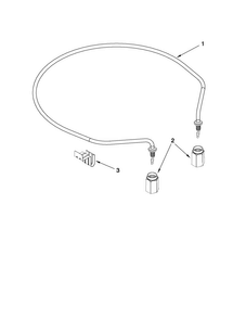 Part Location Diagram of 99003032 Whirlpool BRACKET- H
