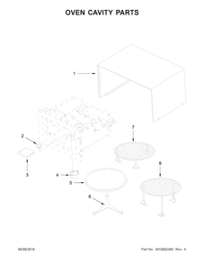 Part Location Diagram of W10872673 Whirlpool RING-TURN