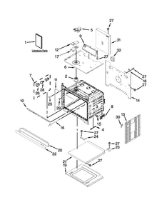 Oven Parts Diagram and Parts List for MEW7530DE00  Maytag Wall Oven