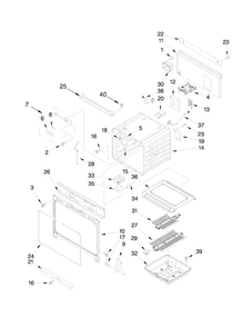 Part Location Diagram of W11688580 Whirlpool INSULATION