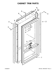 Part Location Diagram of W11623171 Whirlpool SWITCH