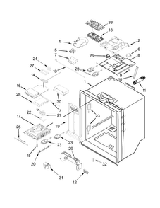 Part Location Diagram of W10811677 Whirlpool BOX-ICE