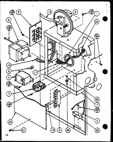 Section 4 Diagram and Parts List for GHI115A50 P6983125F Amana Heater
