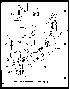 Section 5 Diagram and Parts List for LWD773 P7804717W W Amana Washer