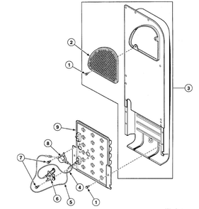 Heater Diagram and Parts List for SSE107QF1724  Speed Queen Dryer