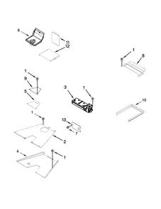 Part Location Diagram of W10349015 Whirlpool VENT-EXHST