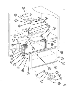 Top Mount Page 3 Diagram and Parts List for TC22N-P116205W  Amana Refrigerator