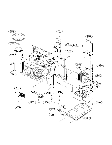 Interior Parts 2 Diagram and Parts List for 72185032011  Kenmore Microwave Oven Combo