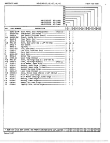Fresh Food Door Assembly Page 2 Diagram and Parts List for 21962C  Admiral Refrigerator