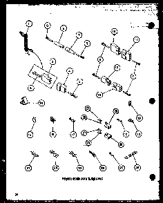 Section 2 Diagram and Parts List for LG2911 P7804804W W Amana Dryer