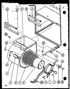 Section 8 Diagram and Parts List for GHI115A35CV P6983142F Amana Heater