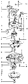 Motor Diagram and Parts List for U4727-900  Hoover Upright Vacuum