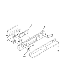 Part Location Diagram of 7003P152-60 Whirlpool SHIELD