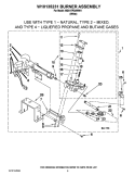 W10135231 BURNER ASSEMBLY Diagram and Parts List for MDG17PDAWW1  Maytag Dryer