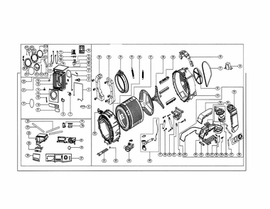 Laundry Center Diagram and Parts List for MCSCWD20W  Maytag Washer Dryer Combo