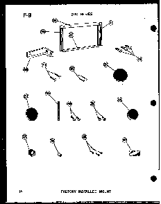 Section 15 Diagram and Parts List for 215-3EW P55417-26R Amana Air Conditioner