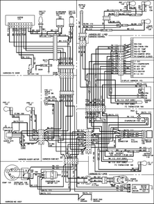 Wiring Information Diagram and Parts List for AC2225GEKB0  Amana Refrigerator