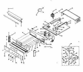 Part Location Diagram of 19187 Maytag Thermostat