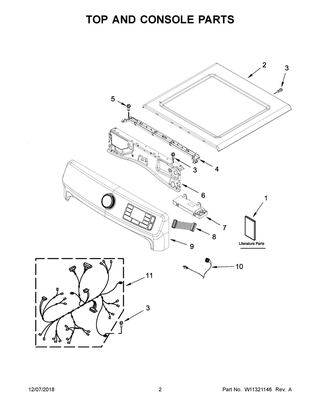 Part Location Diagram of W11316276 Whirlpool CNTRL-ELEC
