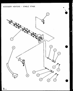 (230/208v.,1.5kw) (230/208v.,2.5kw) (230/208v.,3.0kw) (230/208v.,3.5kw) (265v.,1.5kw) (265v.,2.5kw) (265v.,3.0kw) (265v.,3.5kw) Diagram and Parts List for PTH12300ER P9812615R Amana Air Conditioner