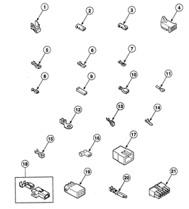 Terminals Diagram and Parts List for SDE507QF1500  Speed Queen Dryer