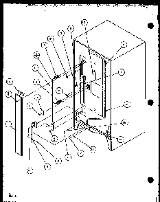 Section 10 Diagram and Parts List for TZ18Q2W-P1156103WW  Amana Refrigerator